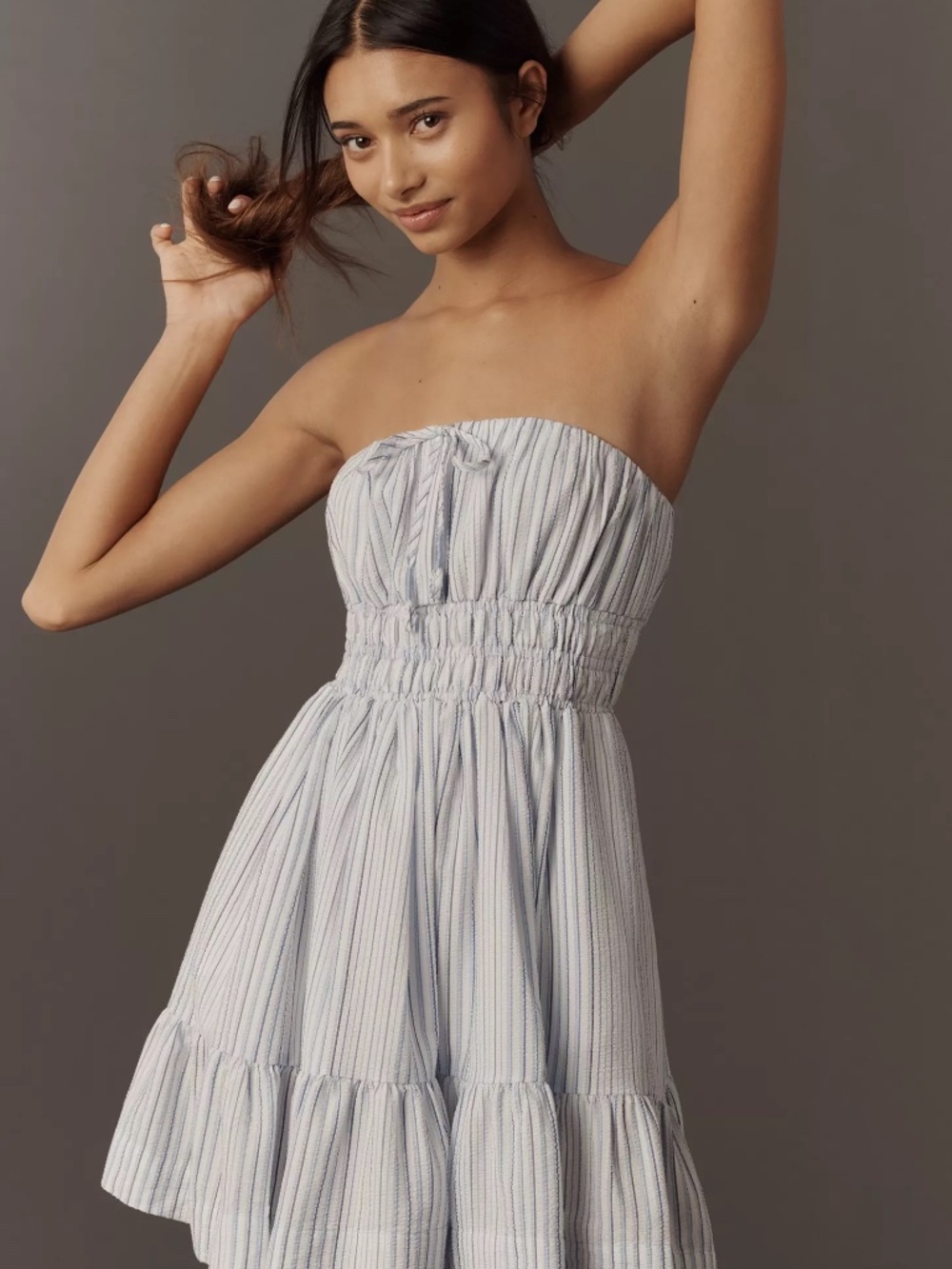 ANTHROPOLOGIE Somerset Strapless Mini Dress